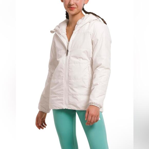 The North Face Reversible Mossbud Parka in gardenia white Size M - Picture 1 of 13